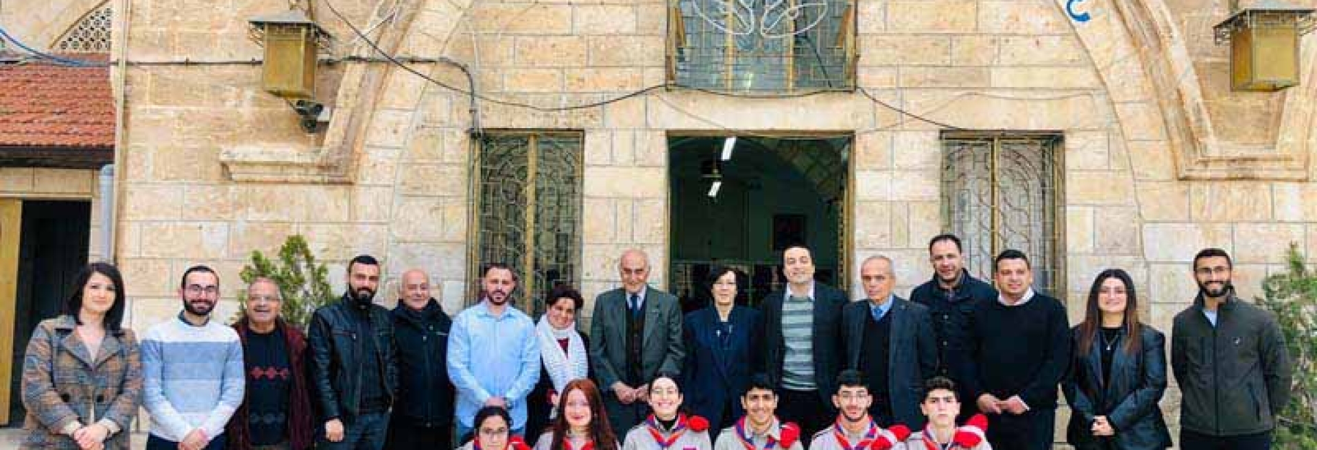 بحضور المصري ... " القدس للتمكين والتنمية" تفتتح قاعة البرت اغزريان في نادي شباب الارمن