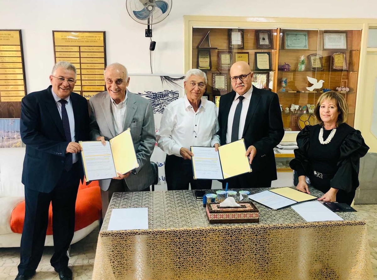 بقيمة 70 الف دولار "قدسنا الوقفية" توقع اتفاقية لدعم الملجأ الخيري الأرثوذكسي العربي